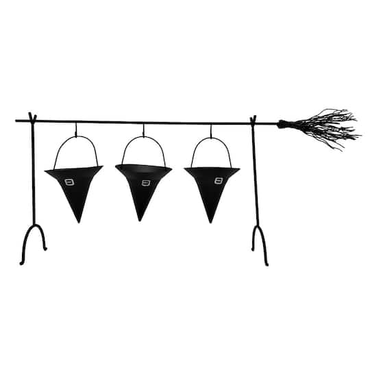 Michaels, Witch Hat Cauldrons by Ashland® – Category: Halloween Vases & Containers